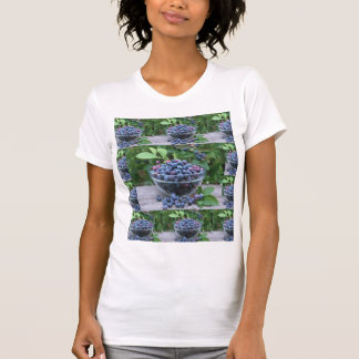 T-shirt Recette végétarienne de myrtilles de cuisine de