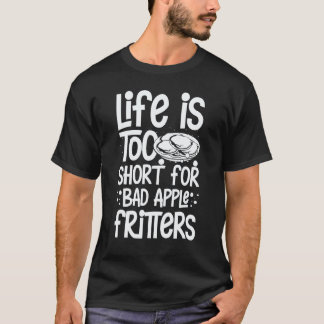 T-shirt Recettes de beignets aux pommes Pain sans gluten v