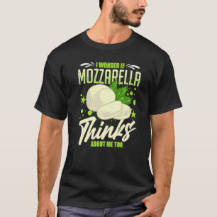 T-shirt Recettes de fromage Mozzarella Buffalo italien fra
