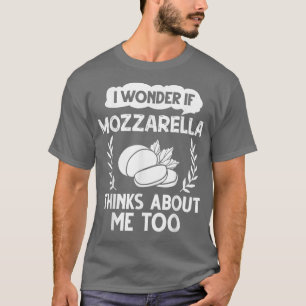 T-shirt Recettes de fromage Mozzarella Buffalo italien fra
