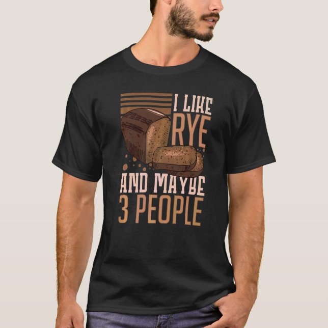 T-shirt Recettes de pain de seigle Gluten Graines gratuite (Devant)