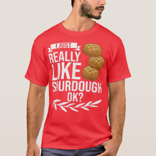 T-shirt Recettes d'entrée de pain de pâte à pain de pâte à