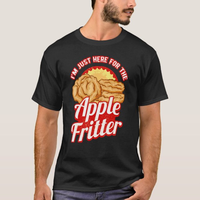 T-shirt Recettes Fritter Apple Pains de beignes Gluten Veg (Devant)