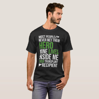 T-shirt Receveur de transplantation hépatique Survivant de