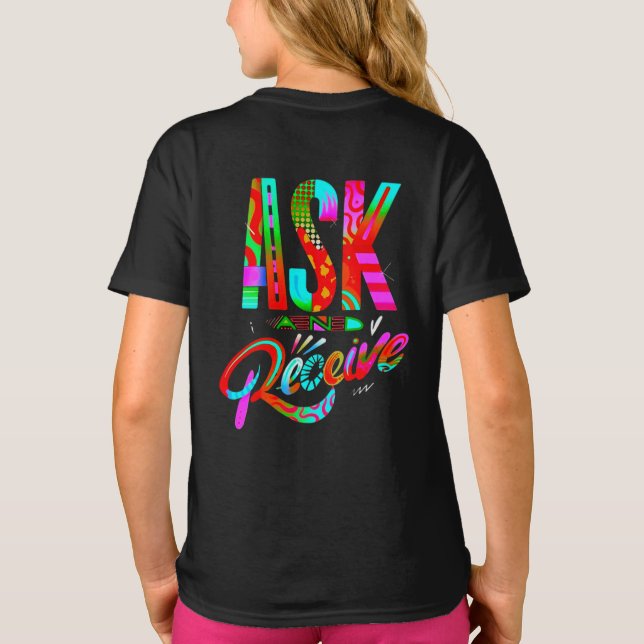 T-SHIRT RECEVOIR LA DEMANDE (Dos)