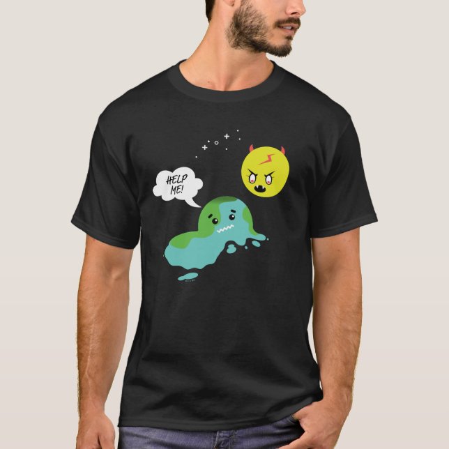 T-shirt Réchauffement climatique (Devant)