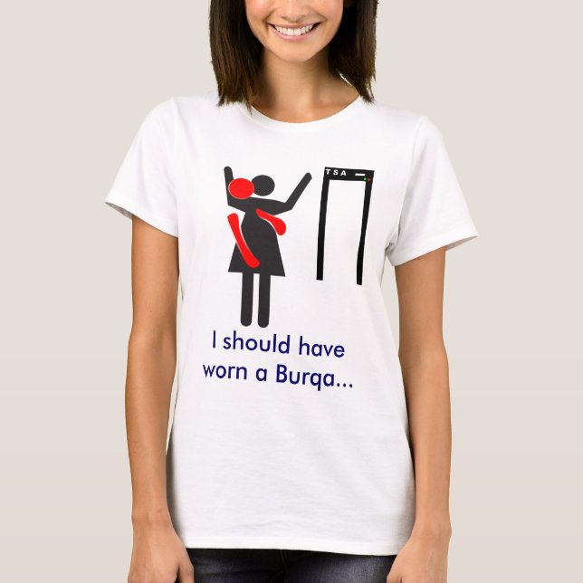 T-shirt Recherche Burqa de TSA (Devant)