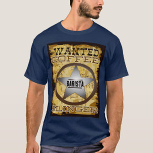 T-shirt Recherché café Slinger drôle barista disant