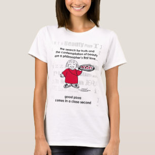 T-SHIRT RECHERCHE DE LA VÉRITÉ ET DE LA PIZZA !