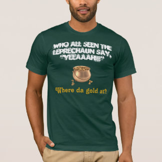 T-shirt RECHERCHÉ : Lutin et son or !