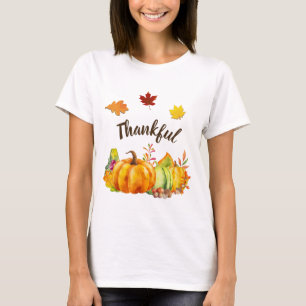 T-shirt Récolte Citrouilles, Feuilles et Foliage