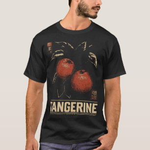 T-shirt Récolte d'agrumes frais Tangérine Conception Vinta