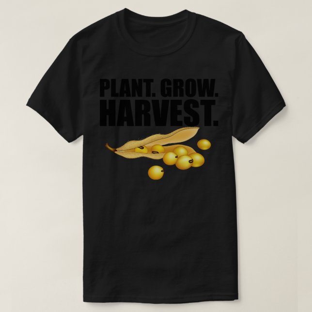 T-shirt Récolte de Plantes de soja (Design devant)
