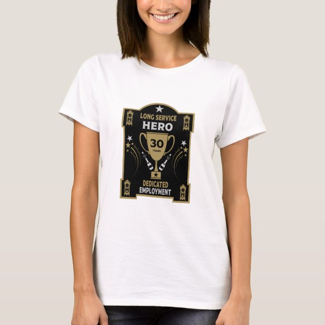 T-shirt Reconnaissance du service de longue durée Trente a (Devant)