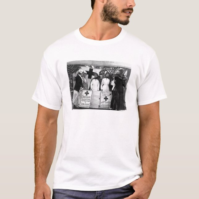 T-shirt Recrutement des infirmières (Devant)