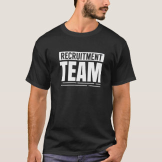 T-shirt Recrutement Équipe Chasseur de tête Recruteur Hr