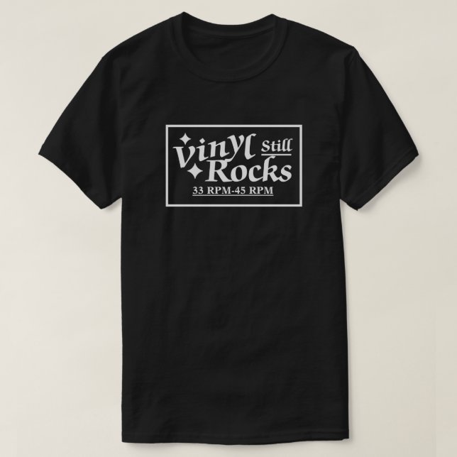 T-shirt Rectangle de 33 à 45 tpm (Design devant)