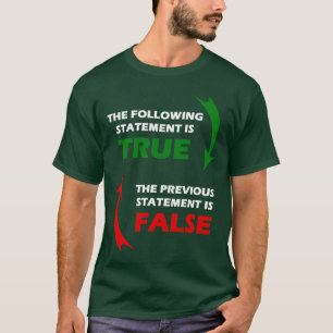T-shirt Rectifiez et des fausses déclarations