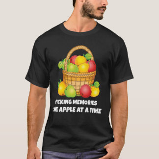 T-shirt Recueillir des souvenirs Nostalgique Pomme cueilli