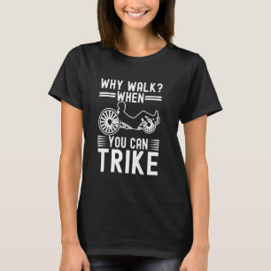 T-shirt Recumbent Trike cyclisme Recumbent Bike