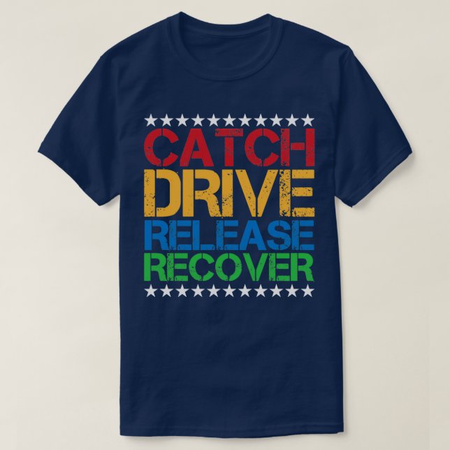 T-shirt Récupération de la version de lecteur Catch 5 (Design devant)