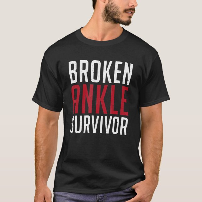 T-shirt Récupération des blessures de survivant de la cein (Devant)