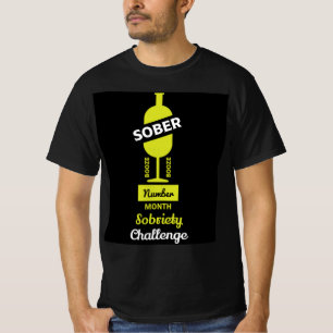 T-shirt Récupération des toxicomanes alcooliques Sober AF