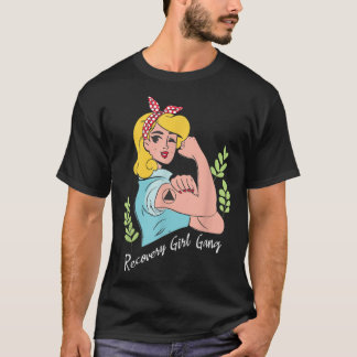 T-shirt Récupération fille Gang Sobriety Anniversaire Sobe