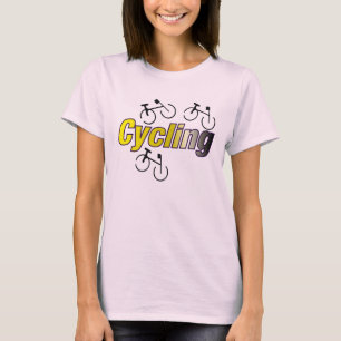 T-shirt Recyclage avec la bicyclette