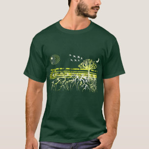 T-shirt Recycler - Racines Blanche Pure