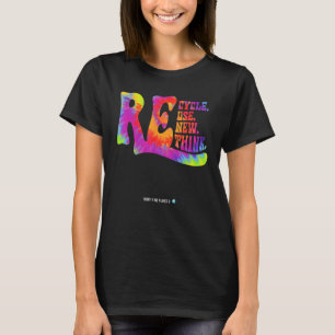 T-shirt Recycler réutiliser Renouveler l'environnement de
