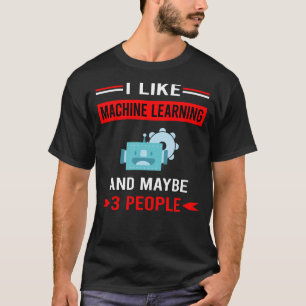 T-shirt Red 3 People Machine Learning