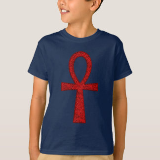 T-shirt Red Ankh Kids