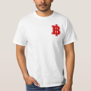 T-shirt RED BAHT SIGNER ฿ Thai Money Devise ฿