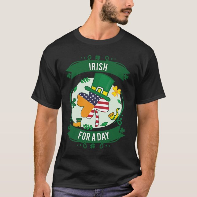 T-shirt Red Beard Redhead Ginger Bearded Shamrock Irish fo (Devant)