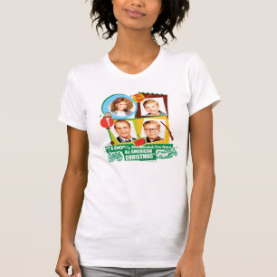 T-shirt Red-Blooded, Two Fisted, All American Christmas