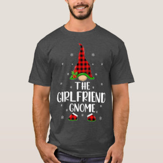 T-shirt Red Buffalo Plaid Correspondant À La Petite Amie G
