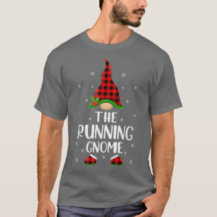 T-shirt Red Buffalo Plaid Correspondant Au Gnome Chris