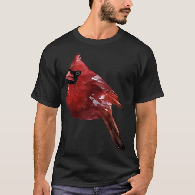 T-shirt Red Cardinal Bird (Devant)