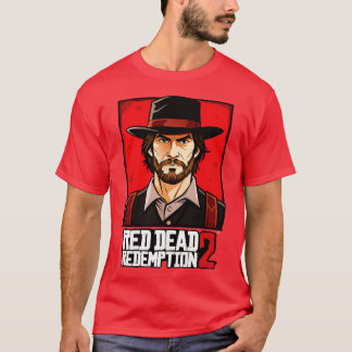 T-shirt red dead redemption 2 Arthur Morgan