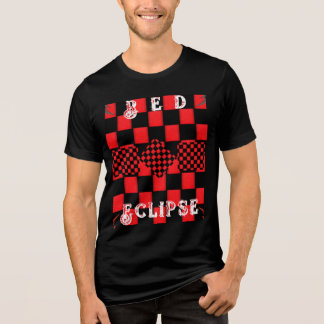 T-Shirt Red eclipse  Tri-Blend Shirt