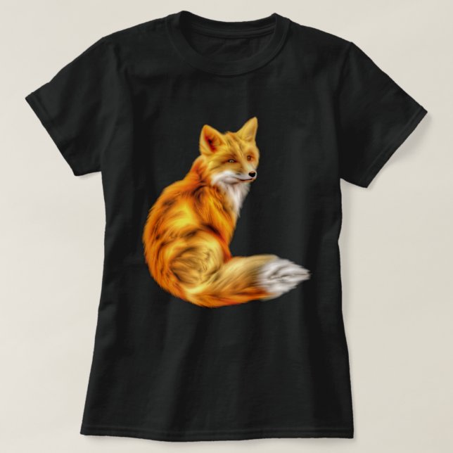 T-shirt Red Fox tendance (Design devant)