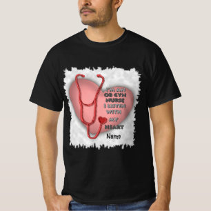 T-shirt Red Heart ObGyn Nurse