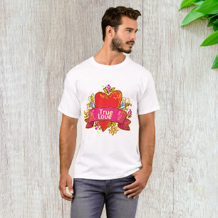 T-shirt Red Heart True Love