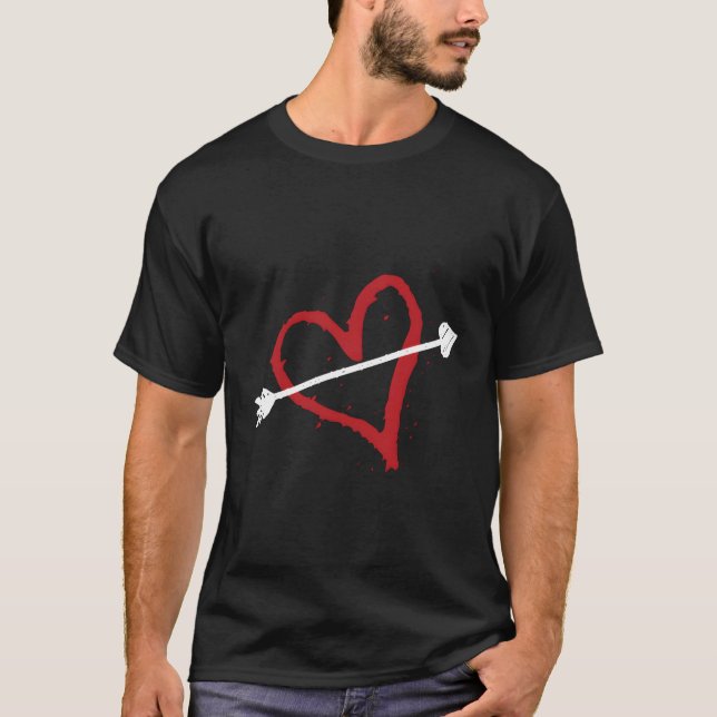 T-shirt Red He'S Day (Devant)