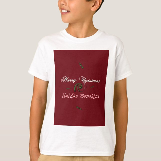 T-shirt Red Joyeux Noël Sunshine Wives.png (Devant)