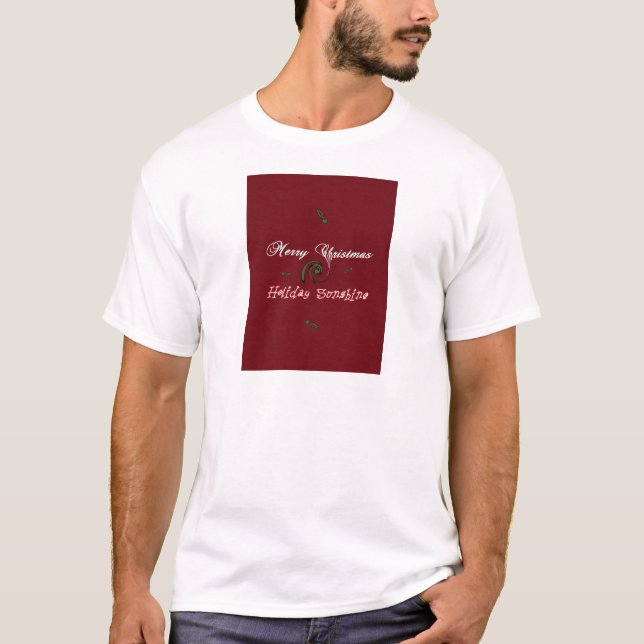 T-shirt Red Joyeux Noël Sunshine Wives.png (Devant)