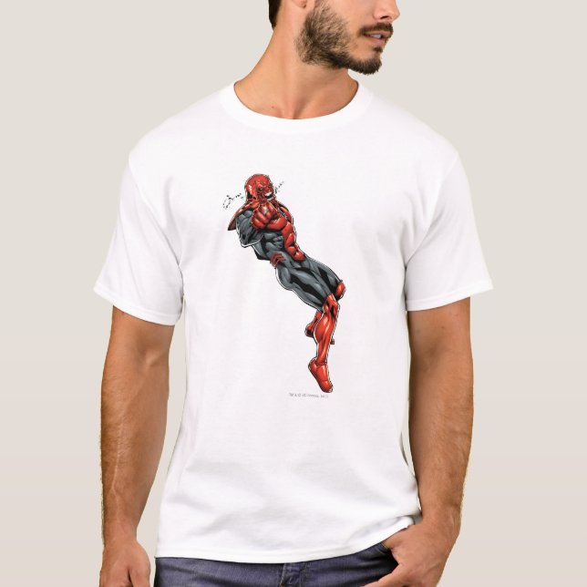 T-shirt Red Lantern Corps - Rage Leaning 2 (Devant)