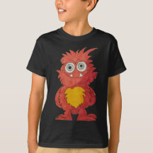 T-shirt Red Monster