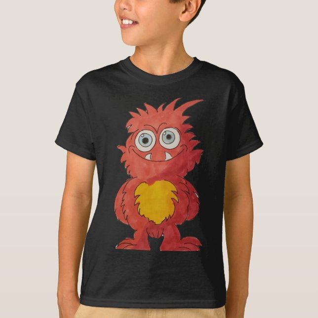 T-shirt Red Monster (Devant)